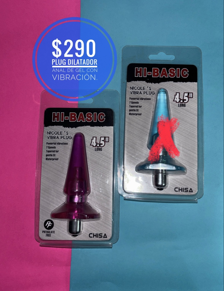 Plug dilatador de gel con vibración