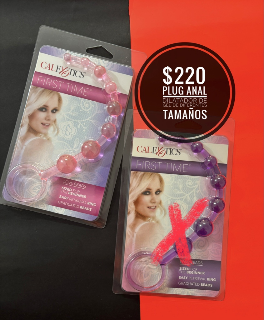 Plug anal Rosa de gel