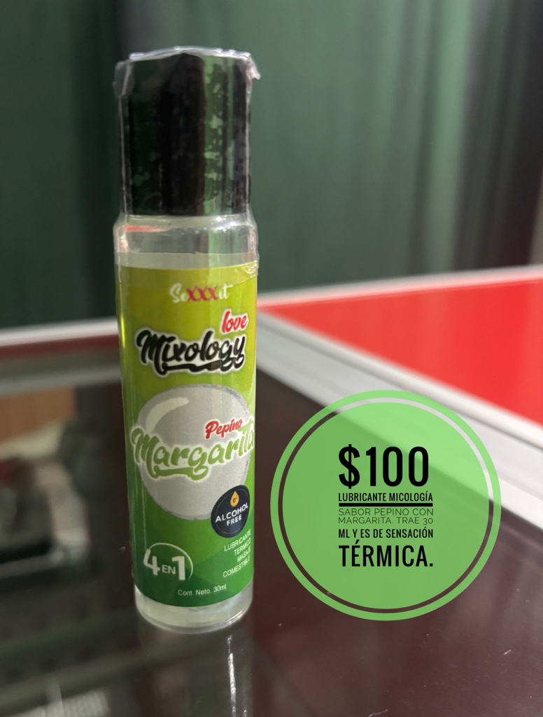 Lubricante térmico sabor pepino margarita