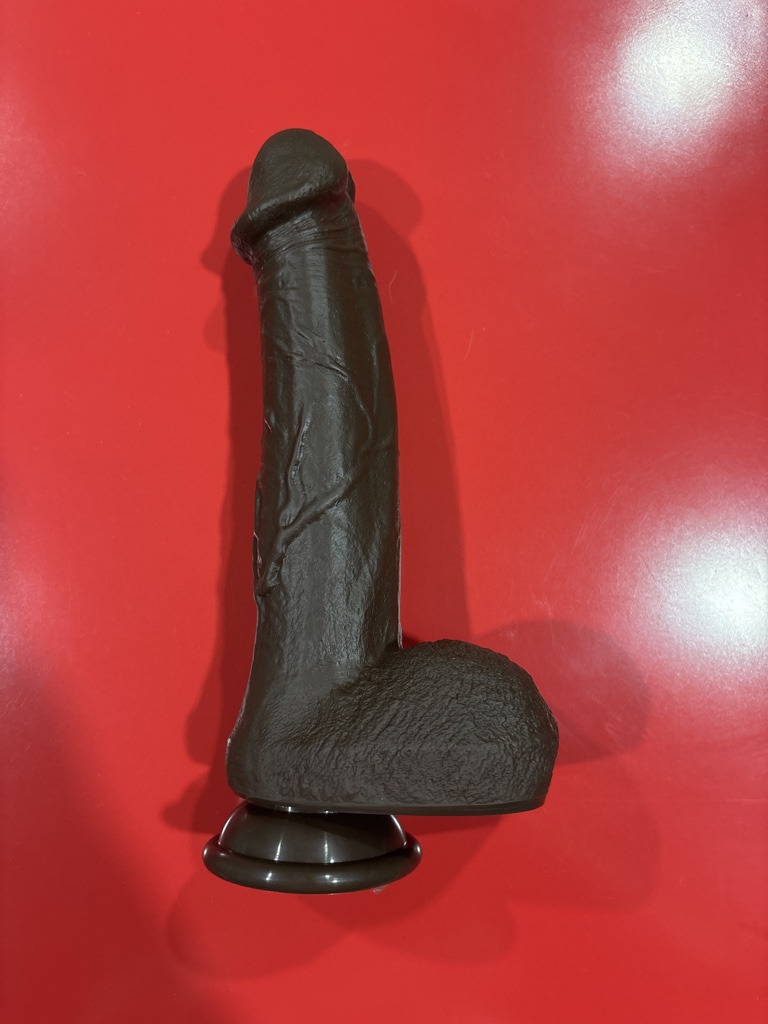 Dildo con vibración, movimiento y control remoto