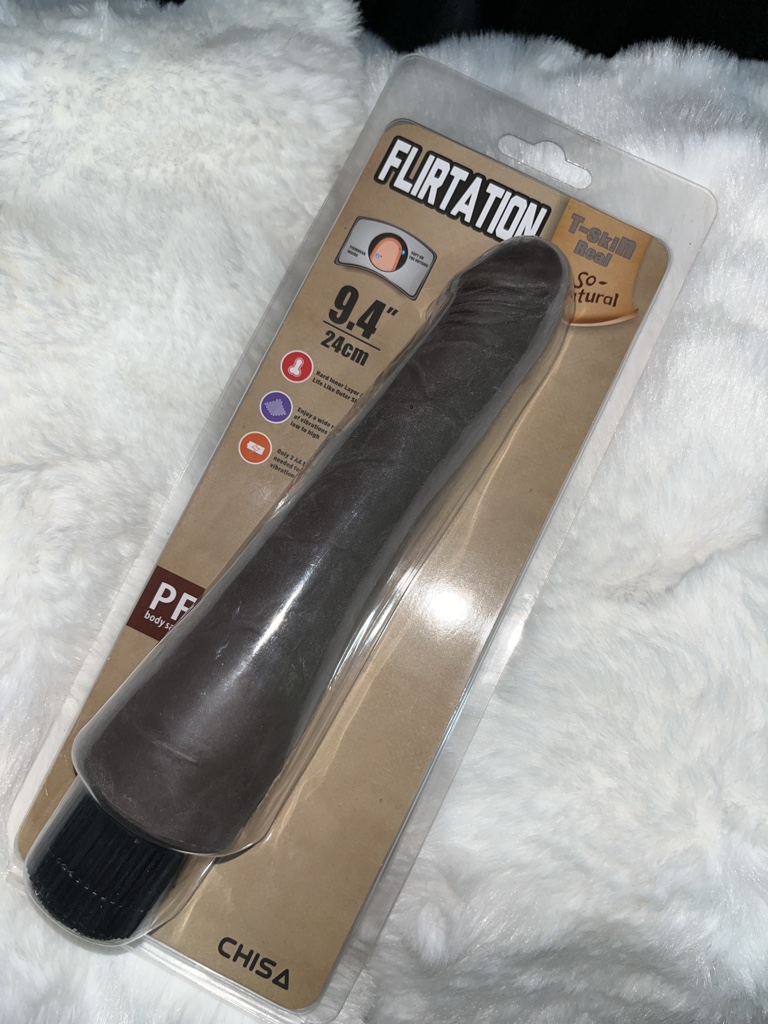 CHISA dildo vibrador negro