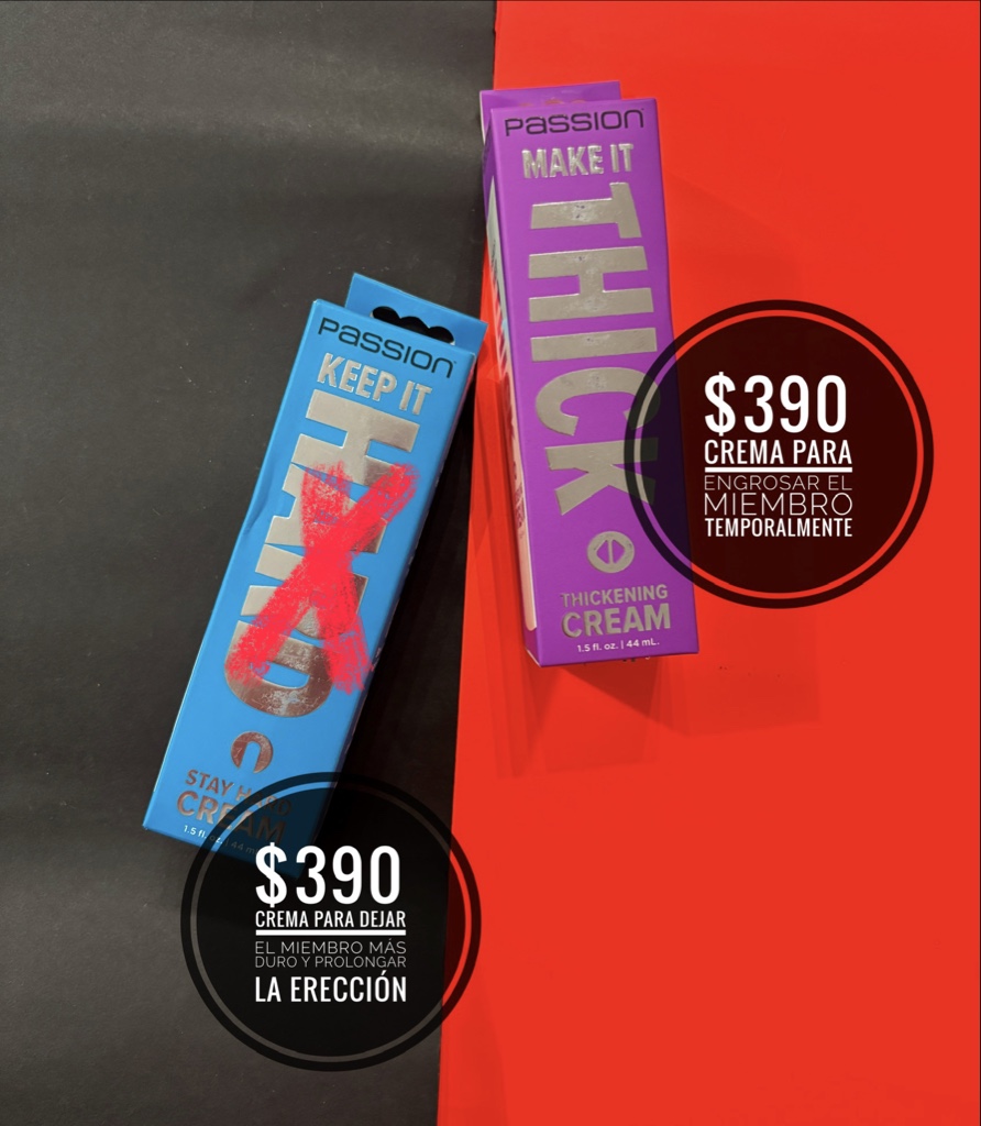 Passion Keep crema para aumentar volumen del miembro y retardante
