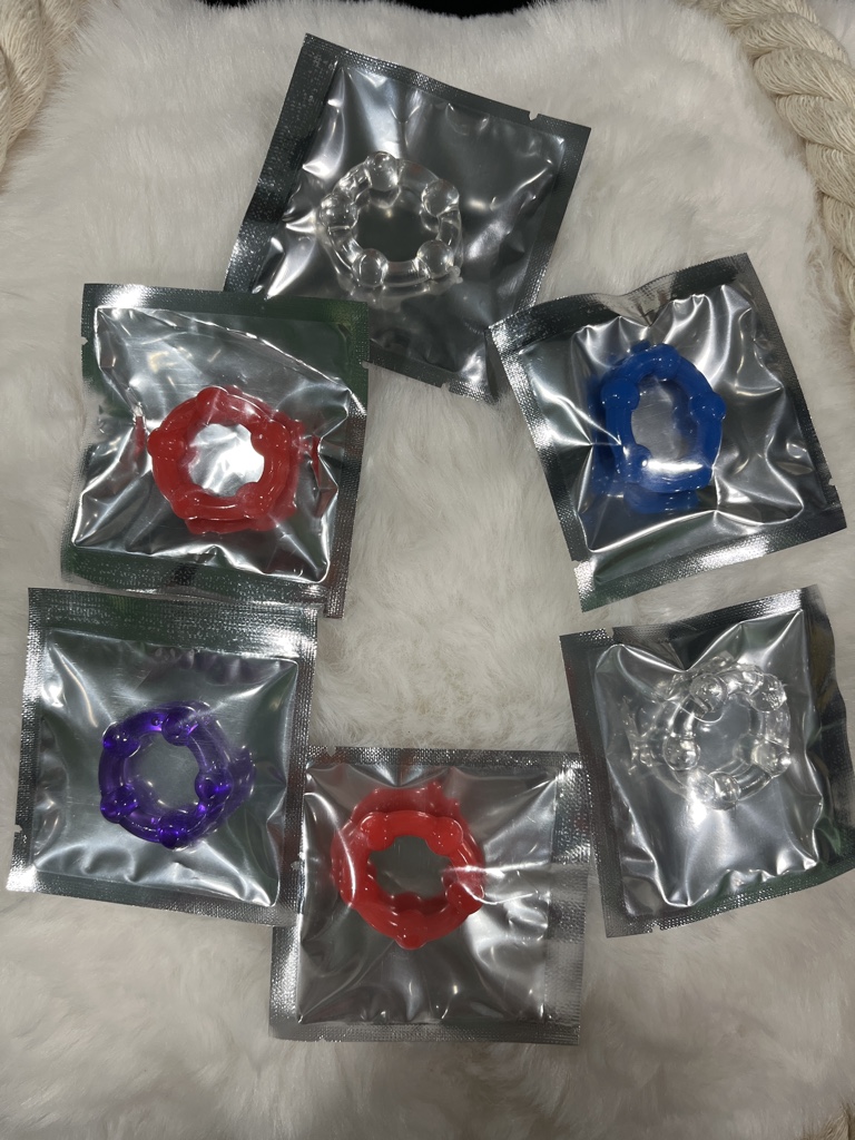Anillos texturizados de gel