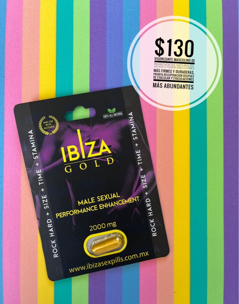 Ibiza Gold cápsulas vigorizante masculino