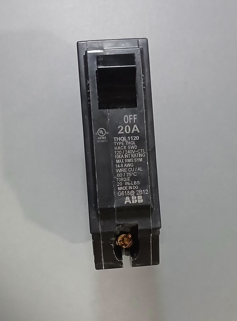 TERMICO 1 POLO X 20 AMP THQL ABB