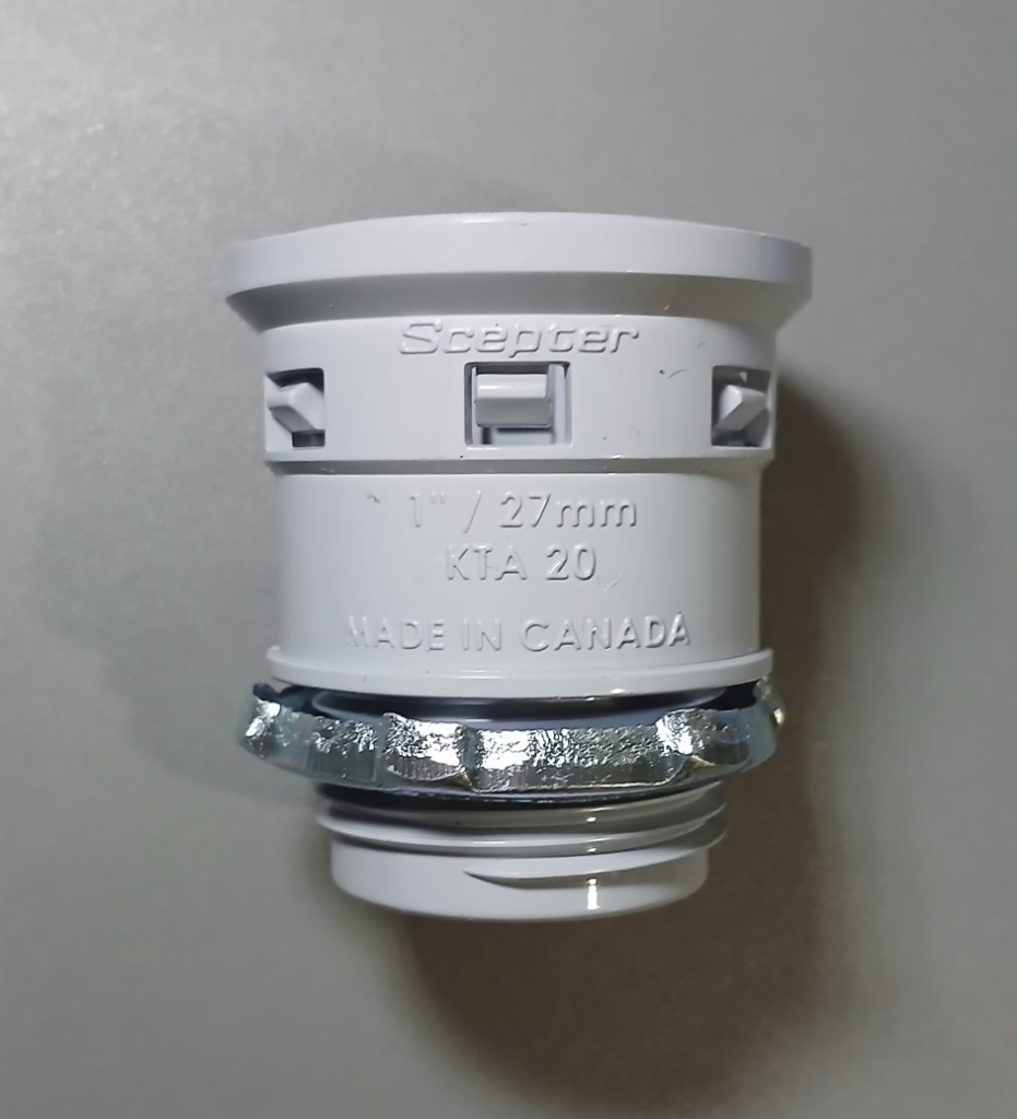 CONECTOR GRIS PARA TECNODUCTO DE 1