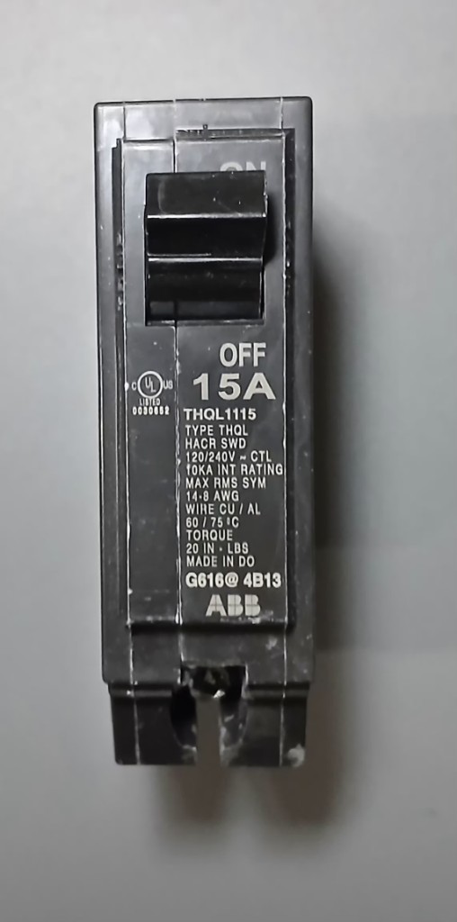TERMICO 1 POLO 15 AMP THQL ABB