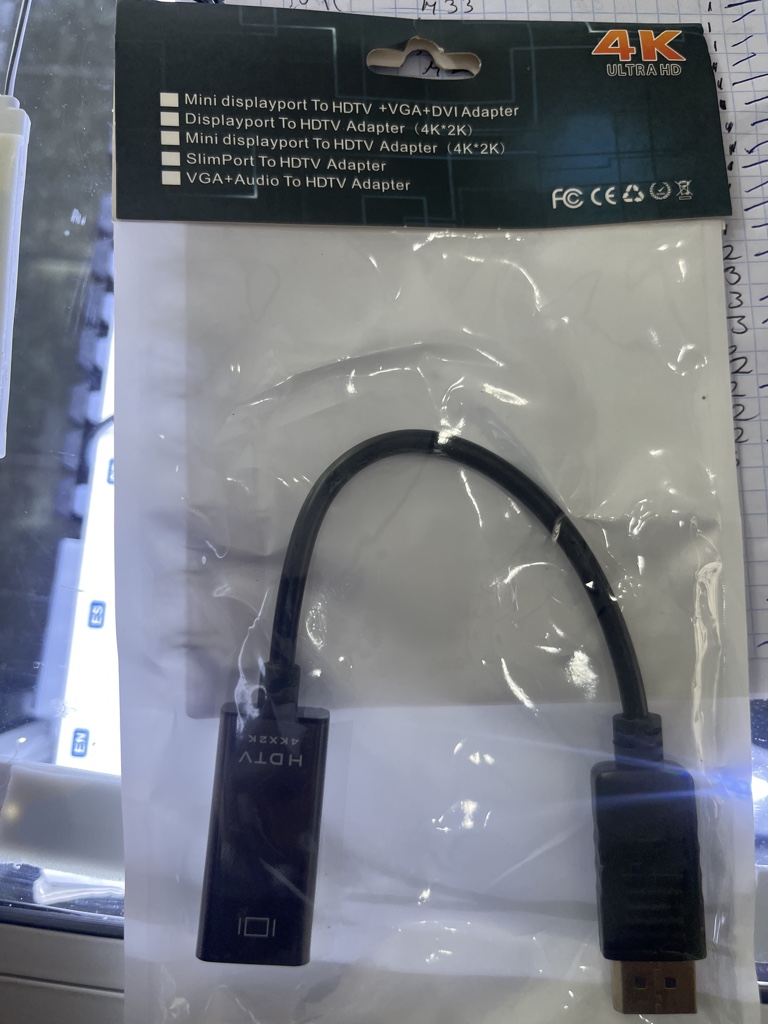 Adaptador Mini DisplayPort a HDMI 4K