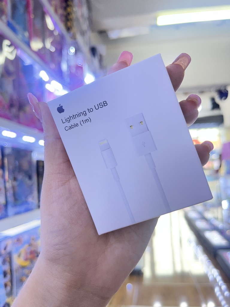 Apple cable Lightning a USB blanco
