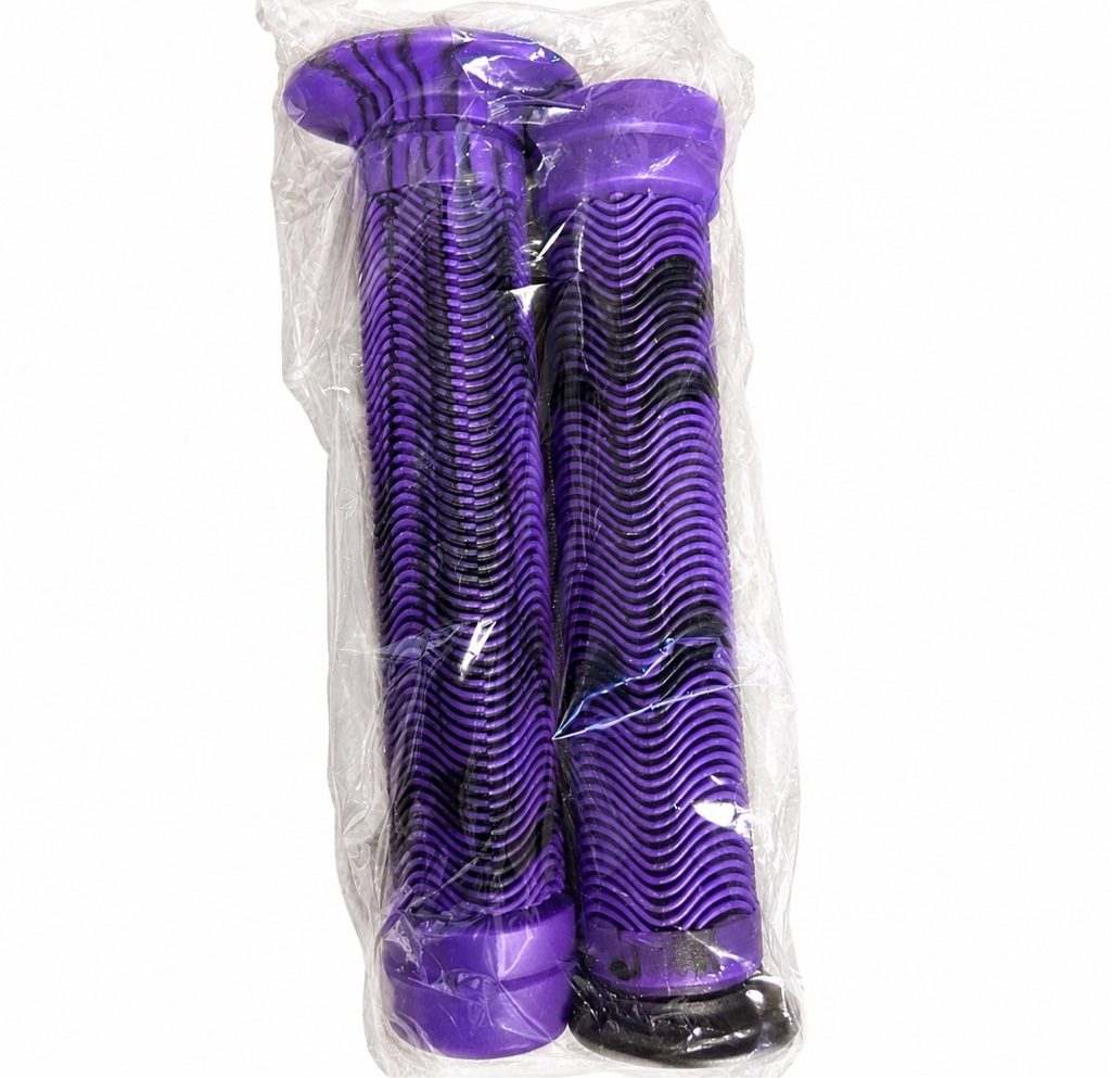 MANOPLA TRIBAL BMX LILA/NEGRO 165MM