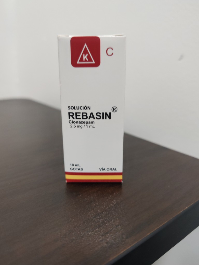 ARSE- REBASIN GOTAS. CLONAZEPAM 2.5MG/1ML. FRASCO DE 10ML. KARNEL