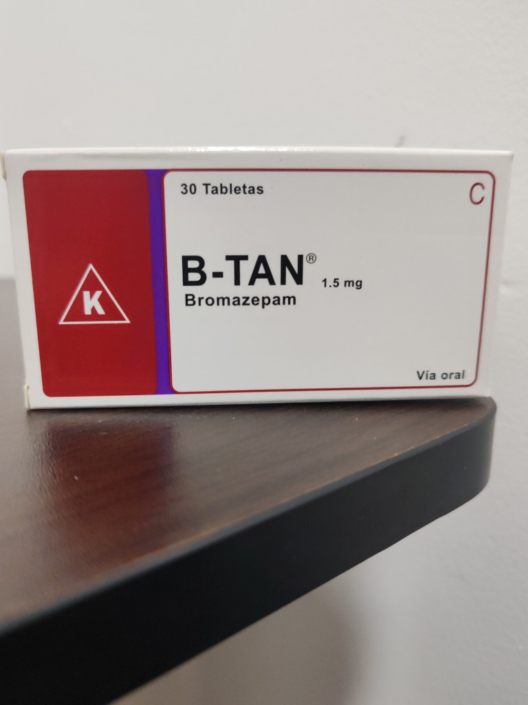 ARSE.  B-TAN (1.5MG) - BROMAZEPAM. KARNEL