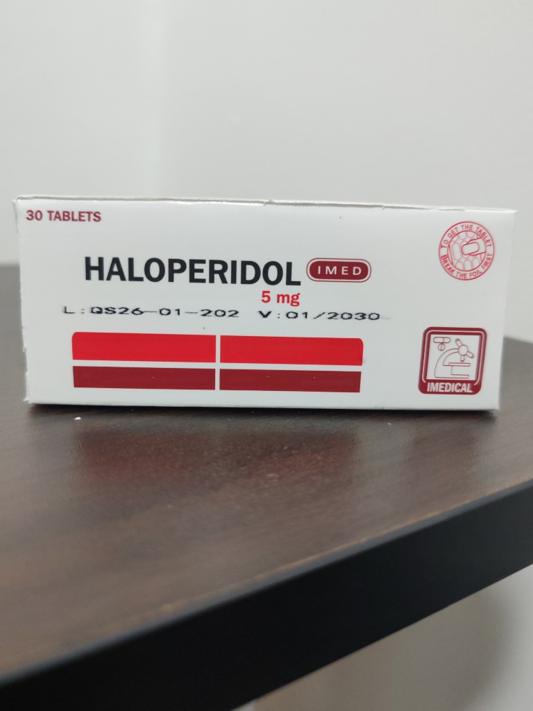 ARSE- HALOPERIDOL 5MG. CAJA DE 30 TABLETAS. IMEDICAL