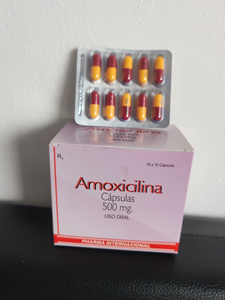 B-2 AMOXICILINA. CÁPSULAS DE 500MG. PHARMA INTERNACIONAL