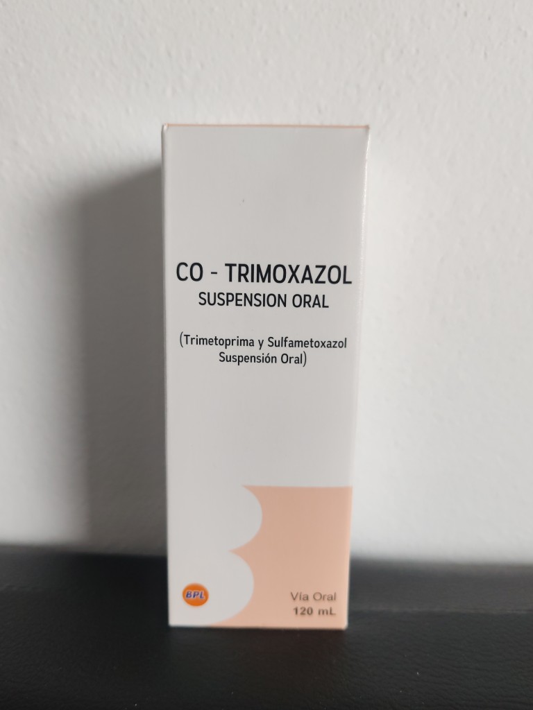 B-2  CO- TRIMOXAZOL (TRIMETOPRIM 40MG + SULFAMETOXAZOL 200MG) SUSPENSION 120ml. BPL