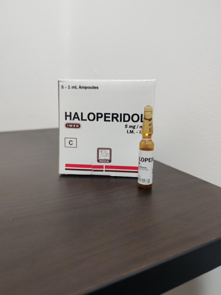 ARSE- HALOPERIDOL AMPOLLA. HALOPERIDOL 5MG/ML. IM/IV. IMEDICAL