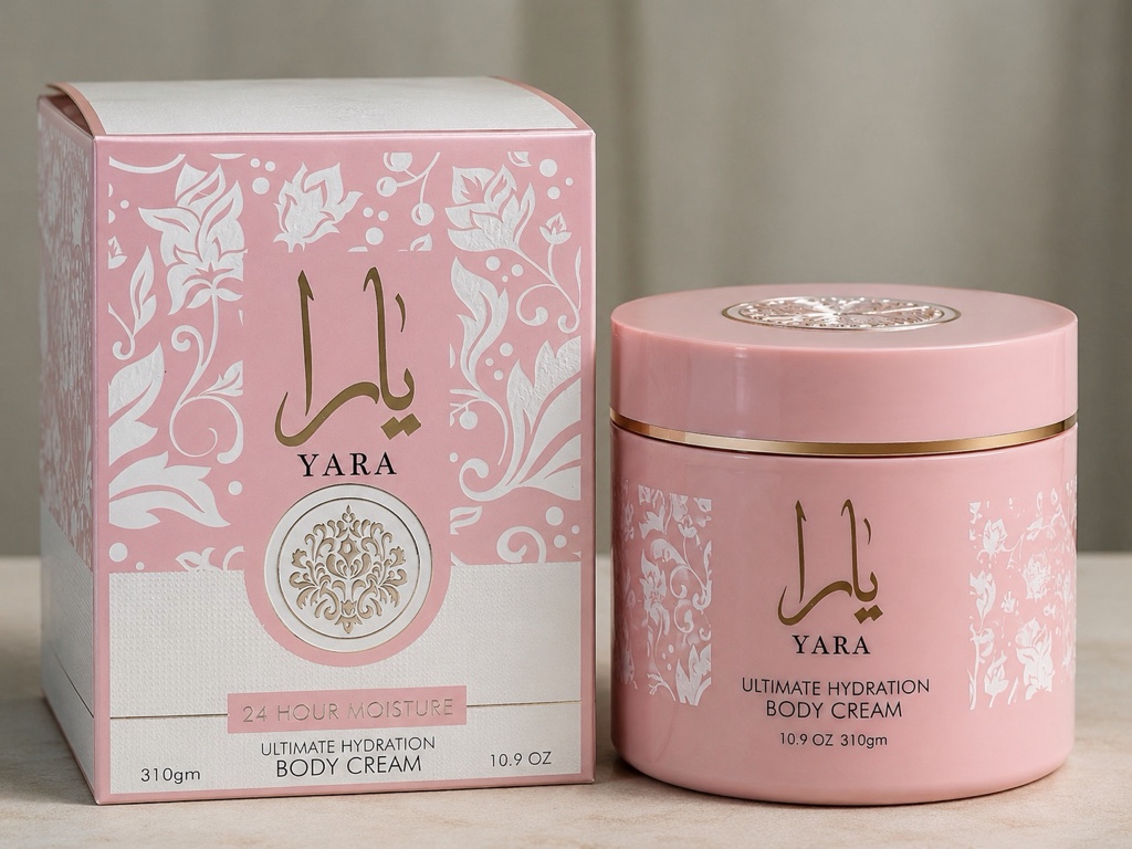 YARA crema corporal rosa
