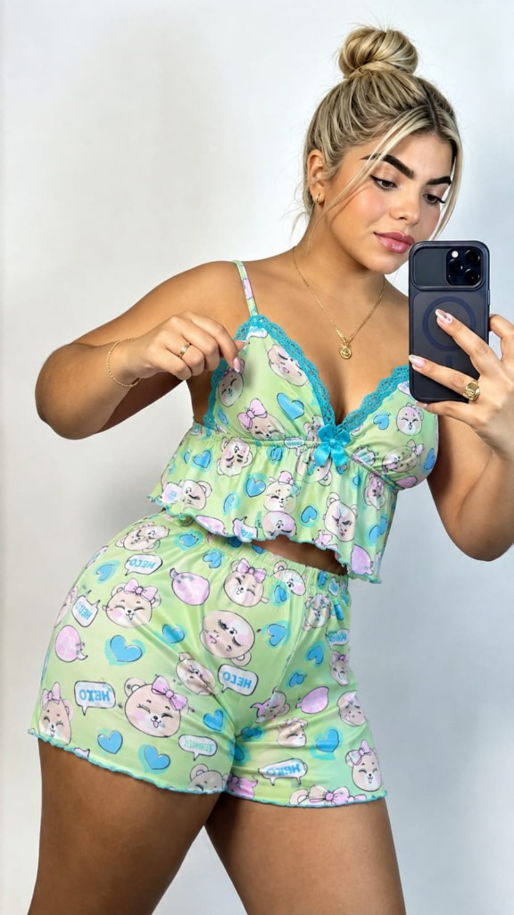 Pijama voleto largo
