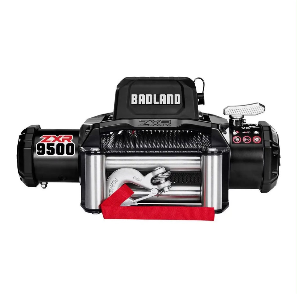 Winch Elelctrico BADLAND ZXR 9500lbs de cable de acero