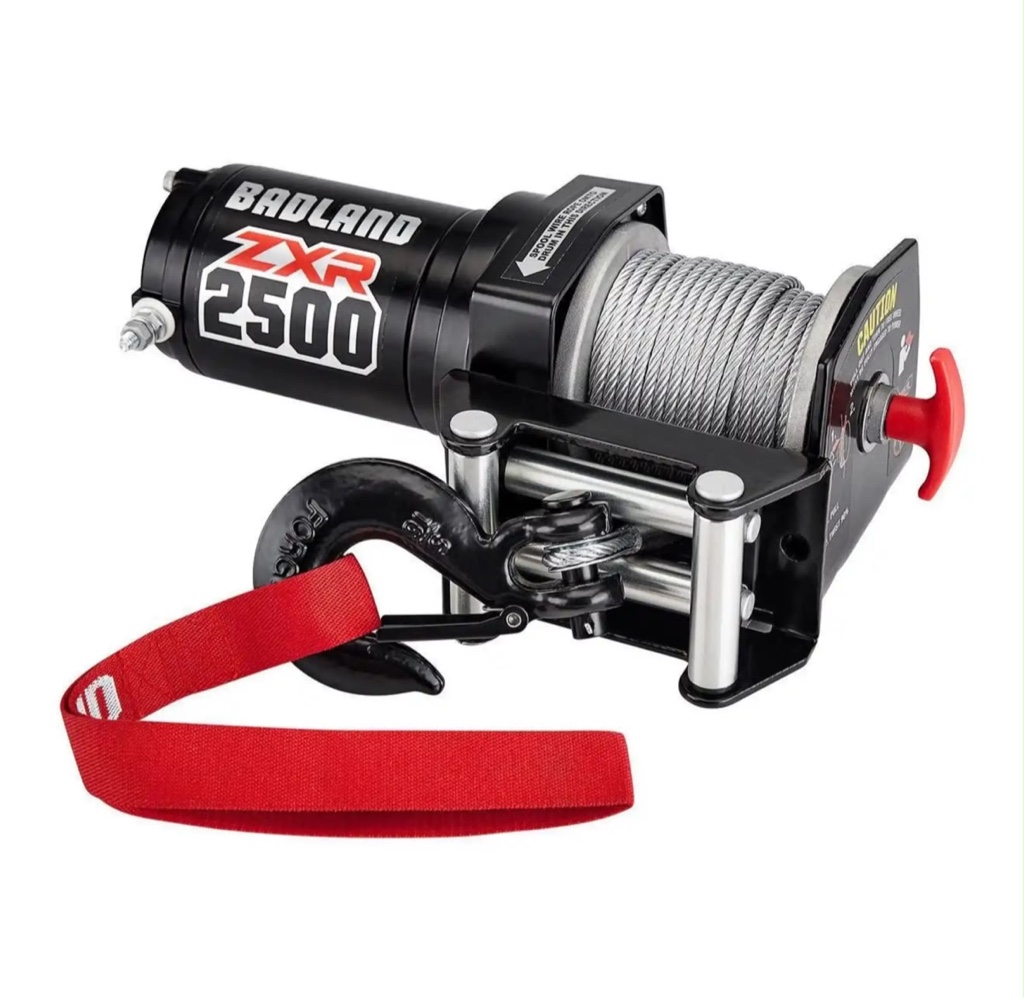 Winch Electrico BADLAND ZXR 2500lbs de cable de acero