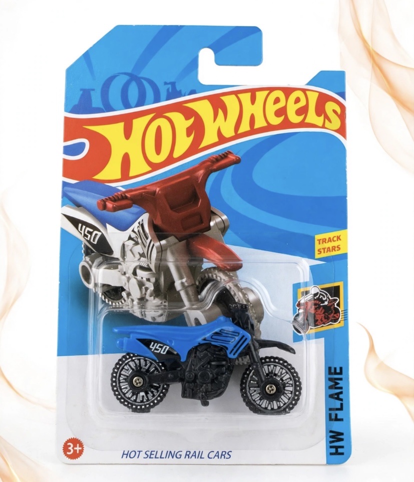Hot Wheels moto azul