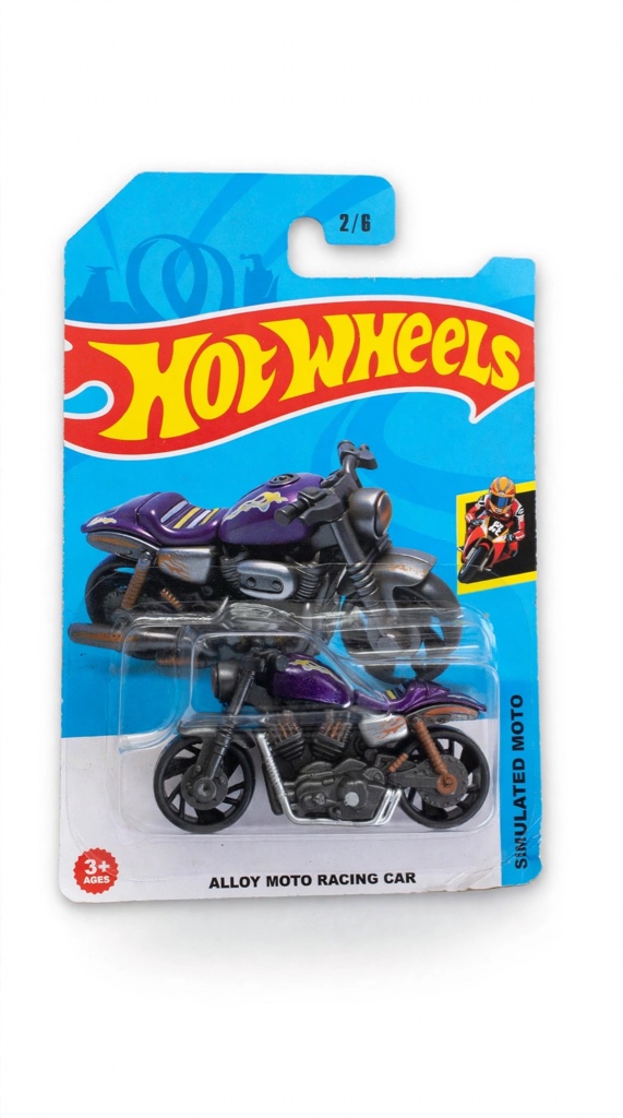 Hot Wheels moto morada