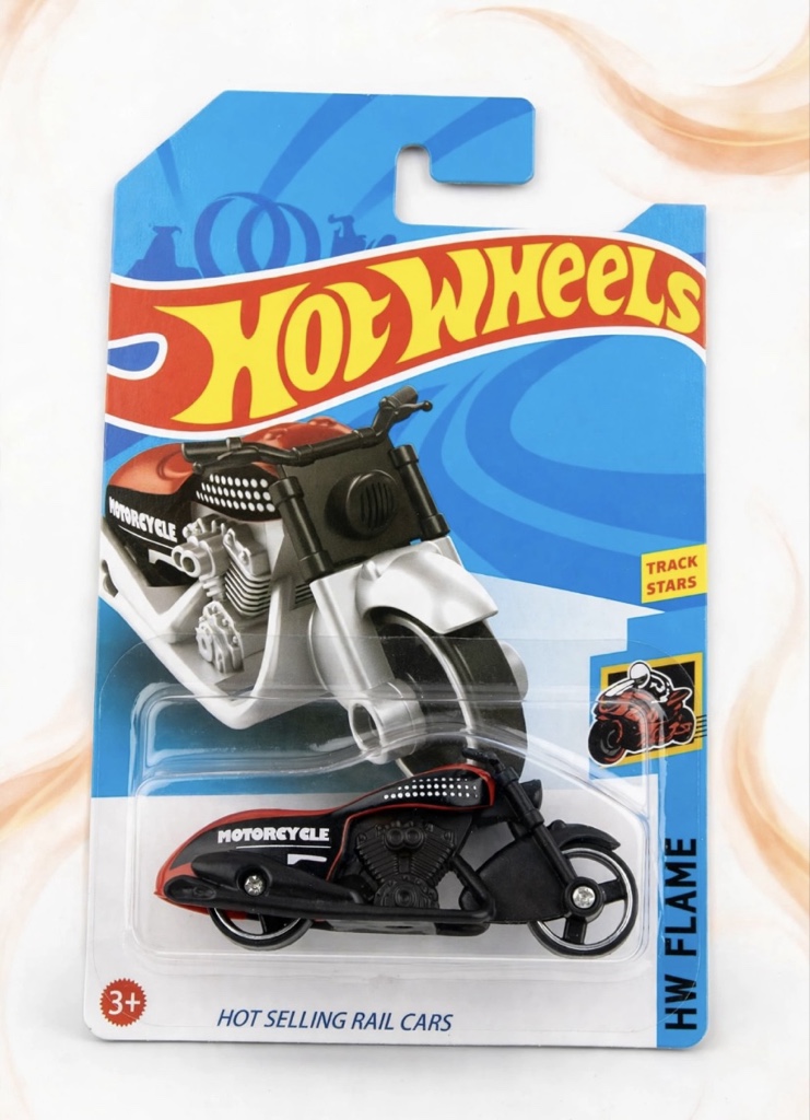 Hot Wheels moto negra