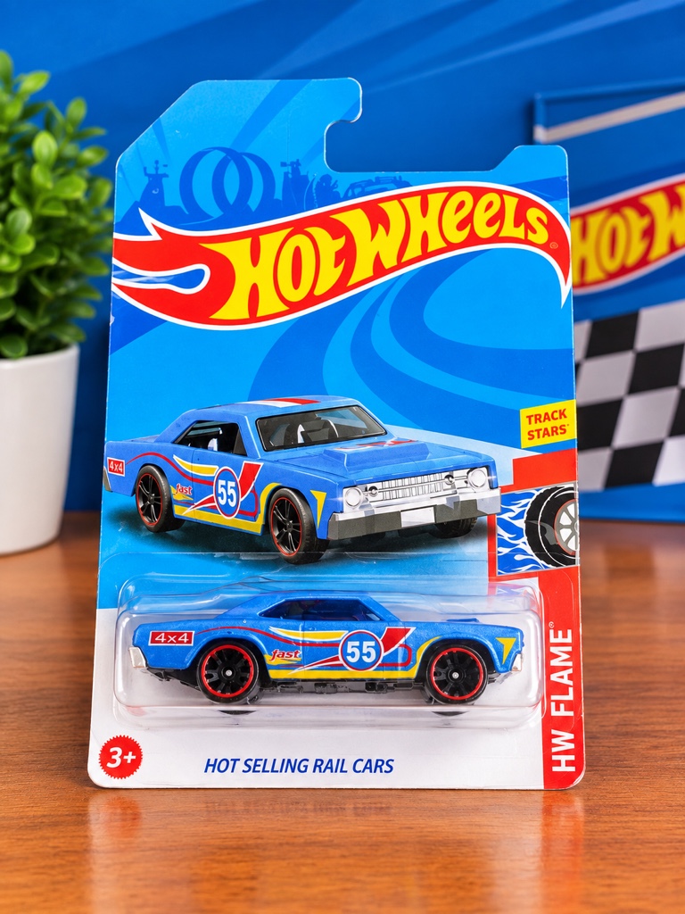 Hot Wheels HW Flame #55 Azul