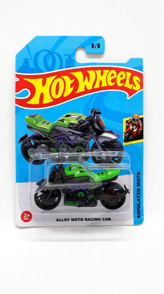 Hot Wheels moto verde!