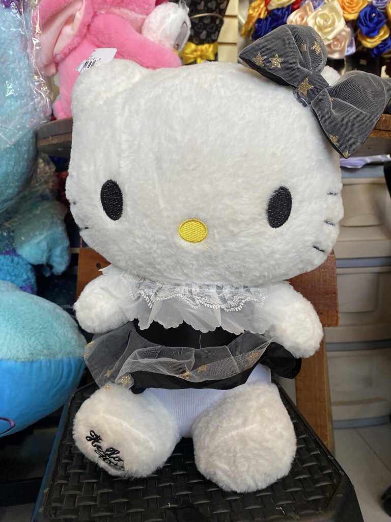 Hello Kitty vestido-negro