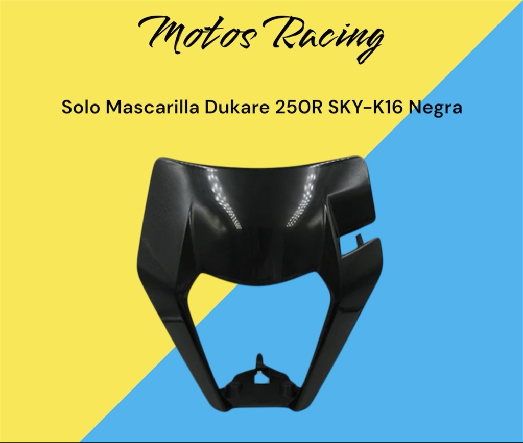 Solo Mascarilla Dukare 250R SKY-K16 Negra