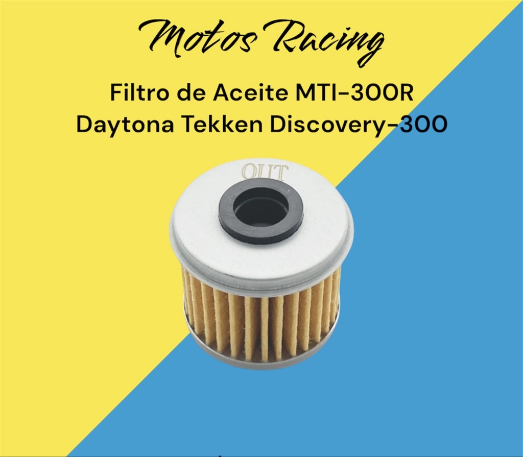 Filtro de Aceite MTI-300R Daytona Tekken Discovery-300