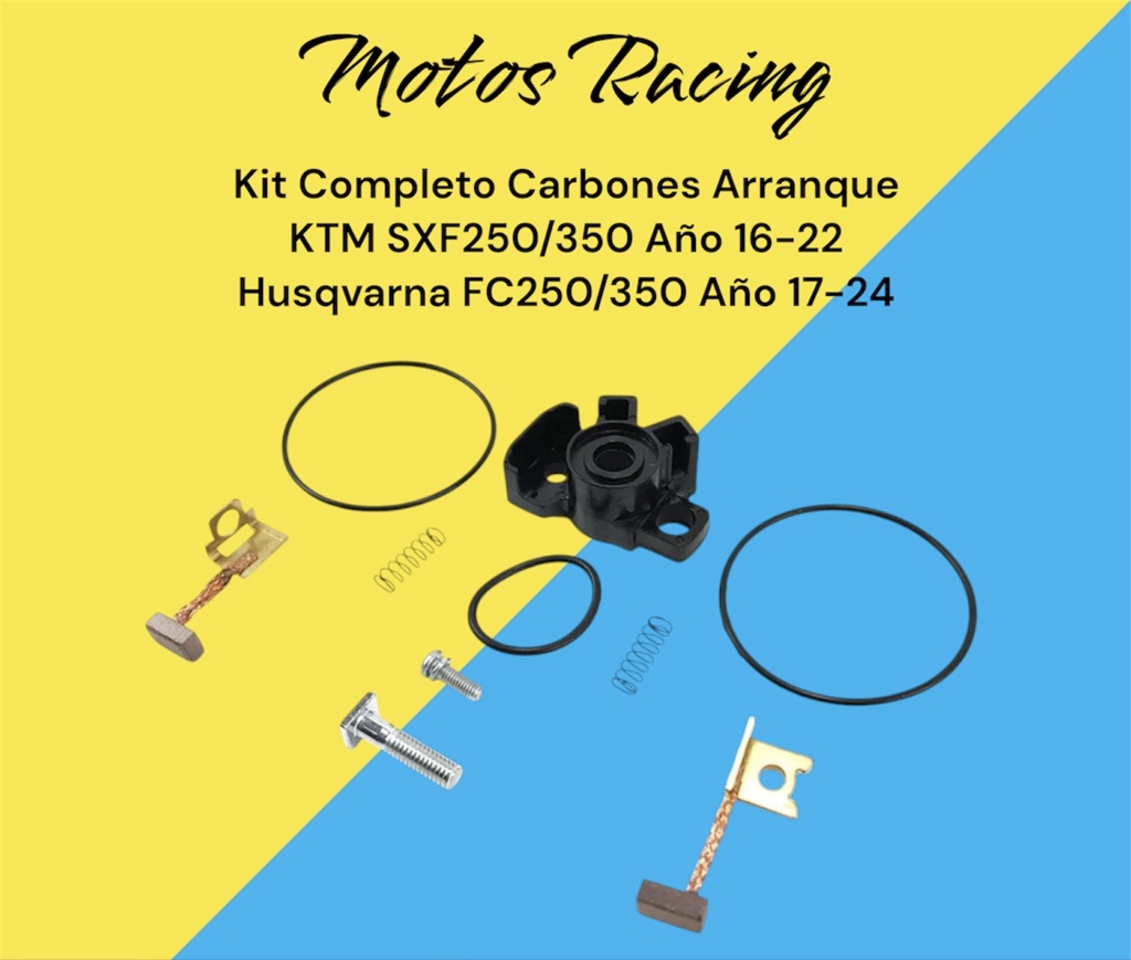 Kit Completo Carbones Arranque KTM SXF250/350 Año 16-22 Husqvarna FC250/350 Año 17-24