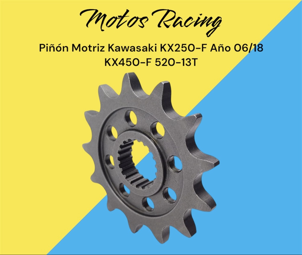 Piñón Motriz Kawasaki KX250-F Año 06/18 KX450-F 520-13T