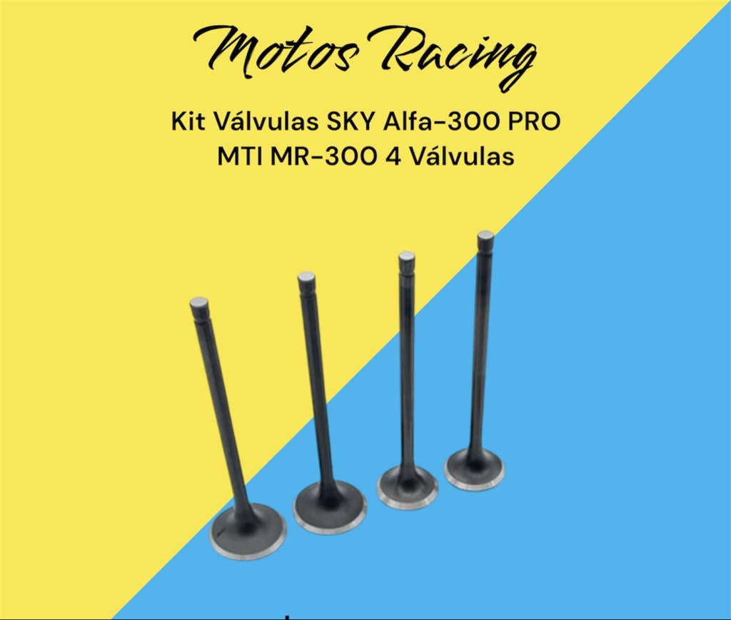 Kit Válvulas SKY Alfa-300 PRO MTI MR-300 4 Válvulas