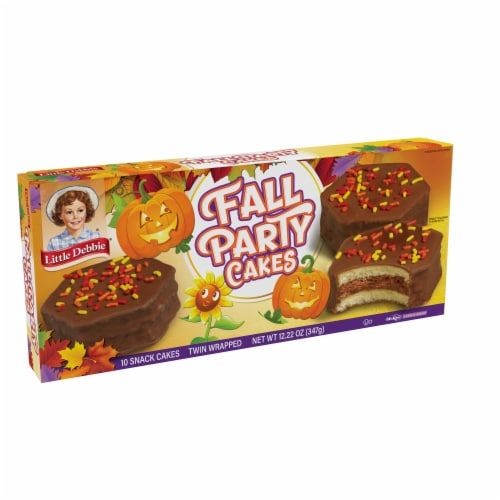 Little Debbie Fall Party Cakes 10 Snack Cakes