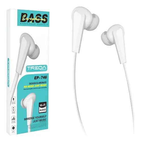 AUDIFONO DE CABLE TREQA EP-746 /EP-751