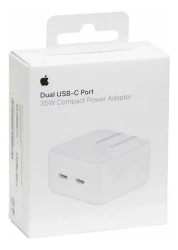 CUBO ADAPTADOR USB-C DUAL 35W