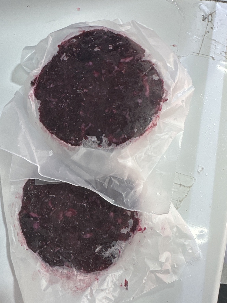 Hamburguesas de pollo y remolacha