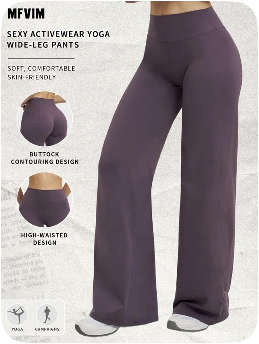 Calza wide leg