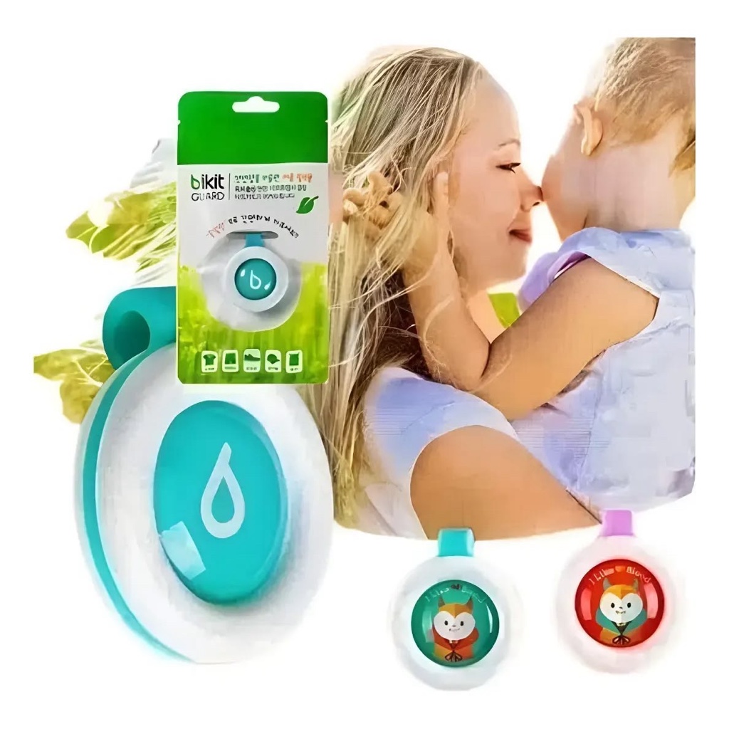 Botones anti mosquitos de citronella para bebés y niños