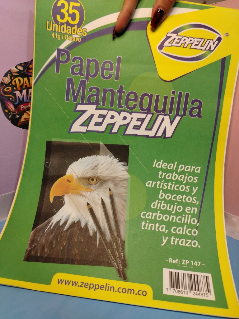 Block Papel Mantequilla x35 Hojas