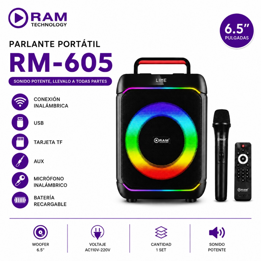 PARLANTE RAM 605
