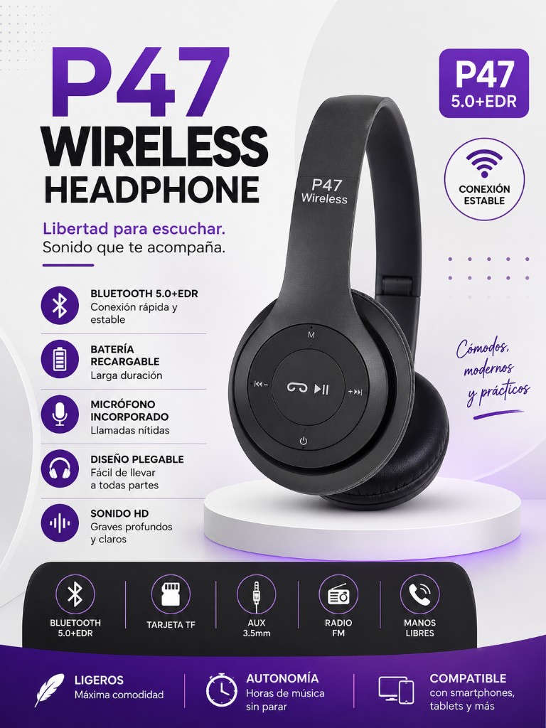 DIADEMA WIRELESS P47