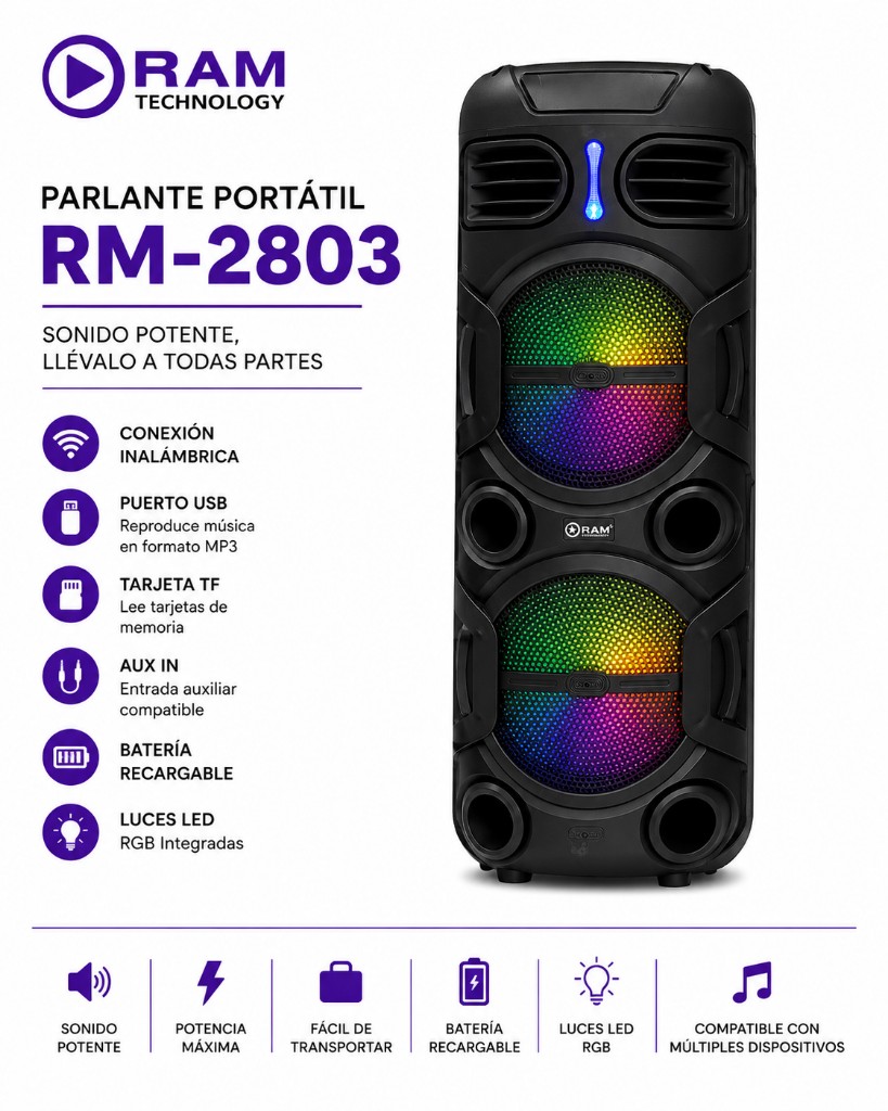 PARLANTE RAM 2803