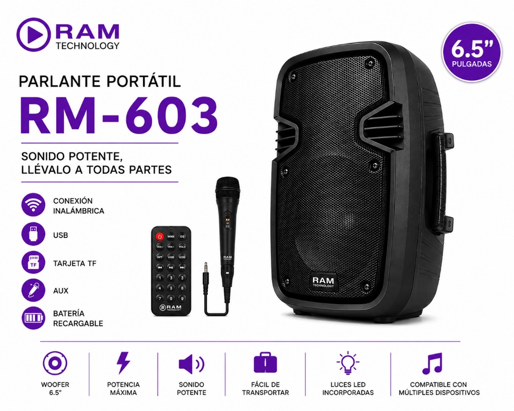 PARLANTE RAM 603