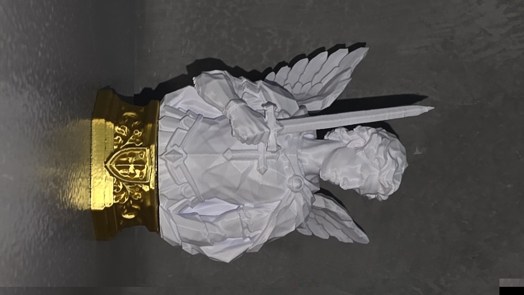 Busto Arcanjo miguel geometria