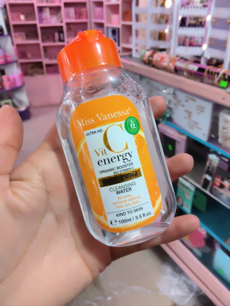 Agua micelar vitamina c