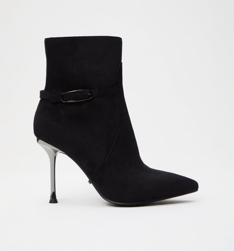 Botines negros tacón alto