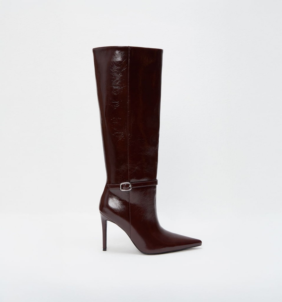 Botas altas vino tinto